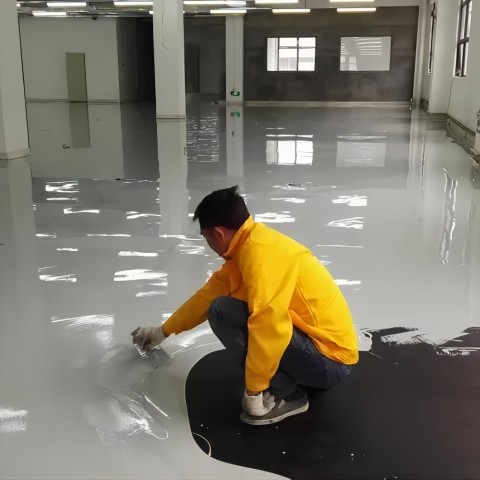 深圳防腐防静电地坪,防腐防静电自流平地坪